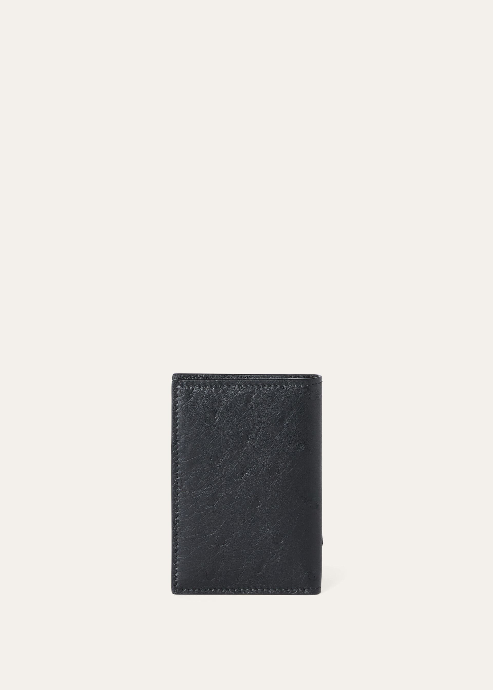 EXTRA BIFOLD CARDHOLDER OSTRICH SAD.LTH
