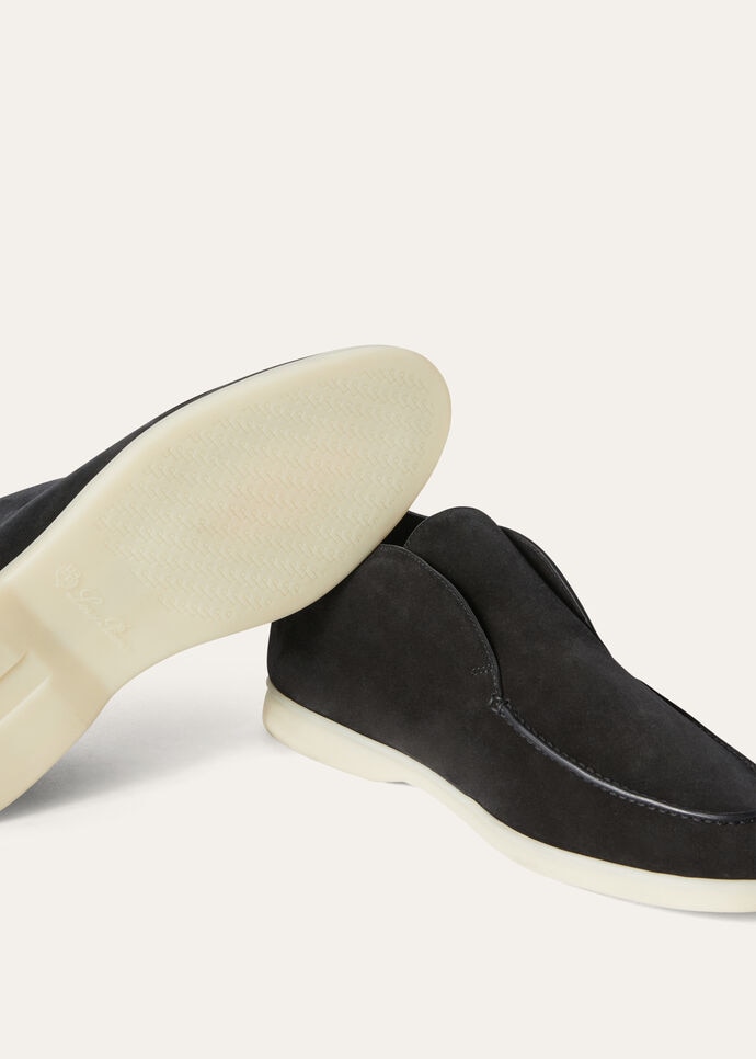Open Walk Boot Suede Black | Loro Piana US Open Walk Boot Suede Black | Loro Piana US