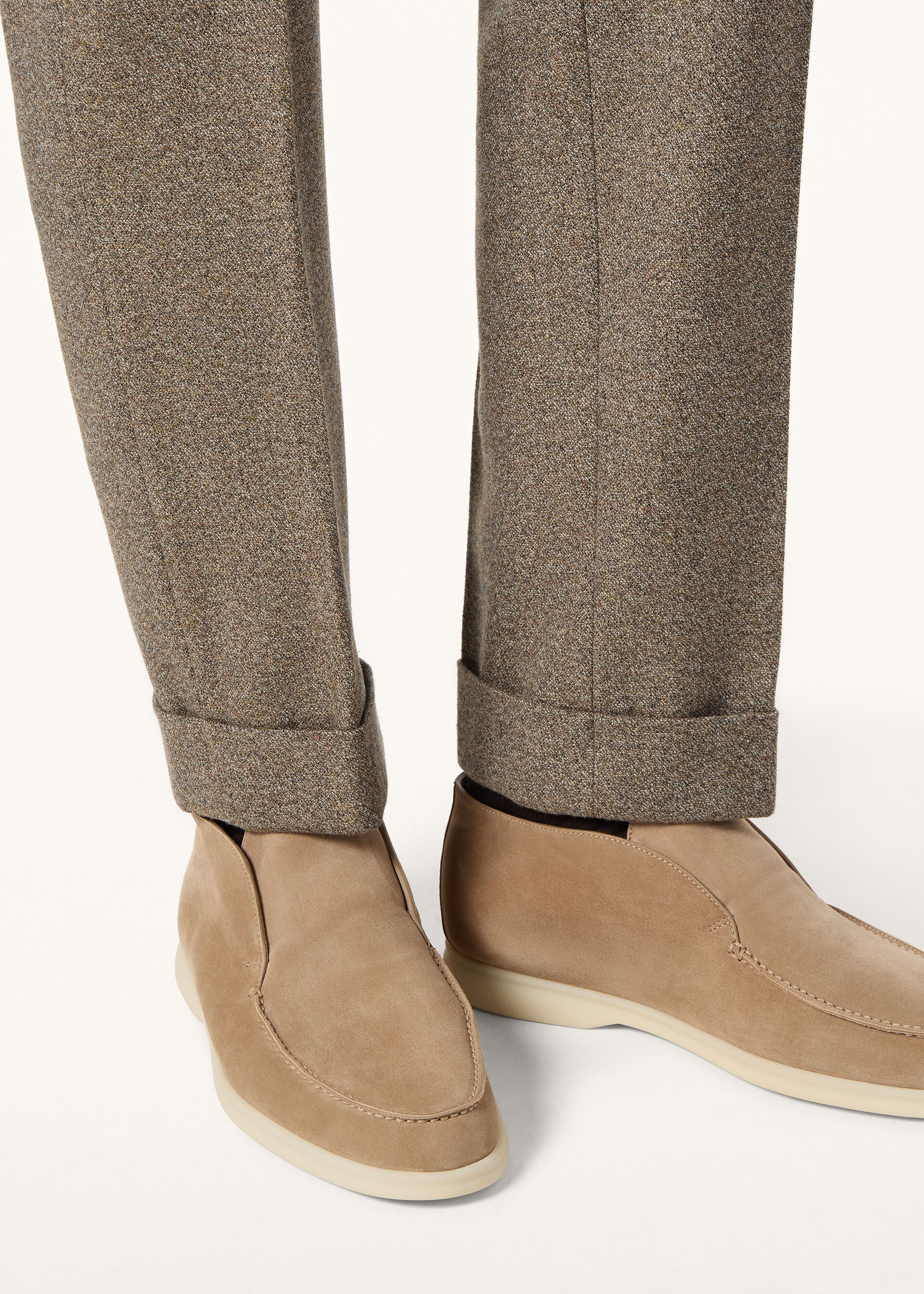 OPEN WALK SUEDE SHEARLING