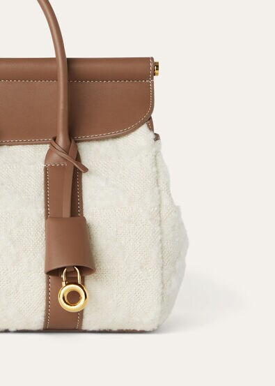 LOOM L25 CASHMERE SILK DIAMOND ROUNDED LEATHER