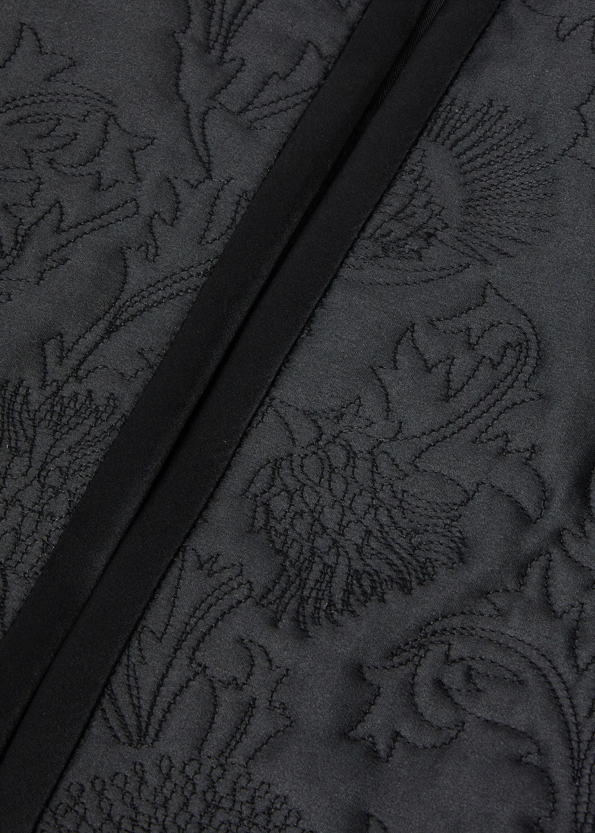 TONY EMBROIDERED VEST SATIN MIREILLE