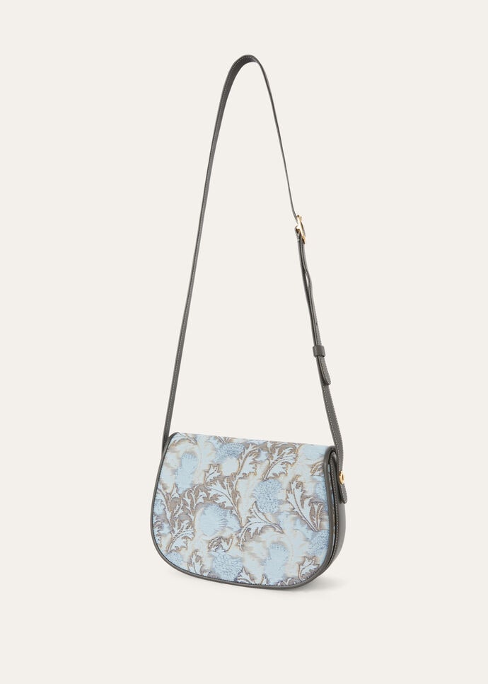 GHIERA SMALL CARDO JACQUARD ROUNDED CALF_FAO7028_B4O4_NR_3