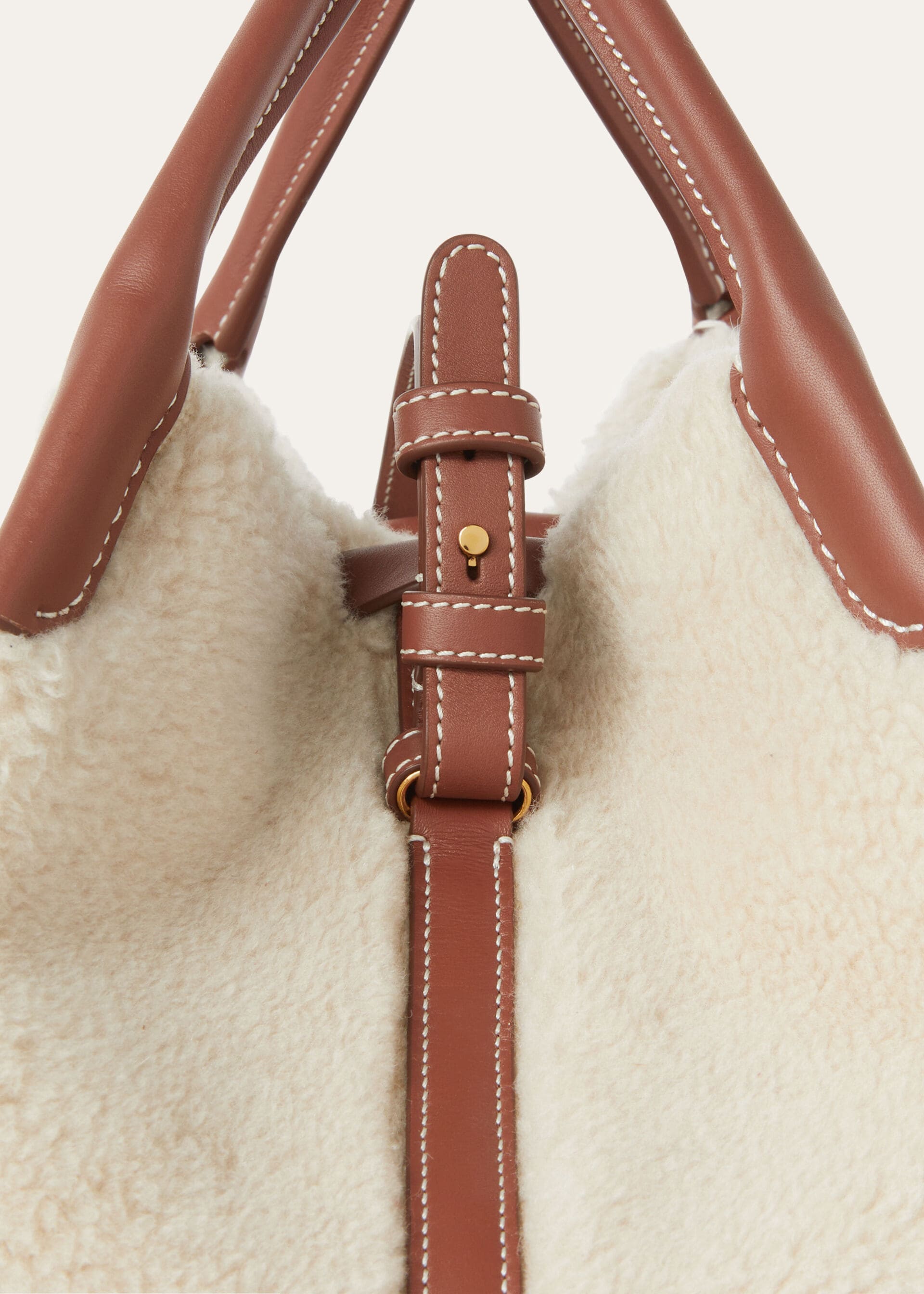 BALE LARGE CASHFUR ROUNDED LEATHER