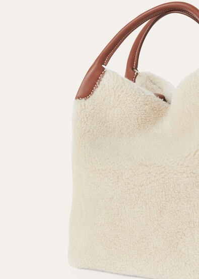 BALE LARGE CASHFUR ROUNDED LEATHER