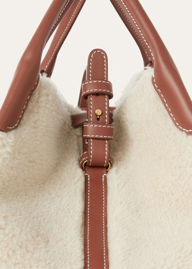 BALE LARGE CASHFUR ROUNDED LEATHER
