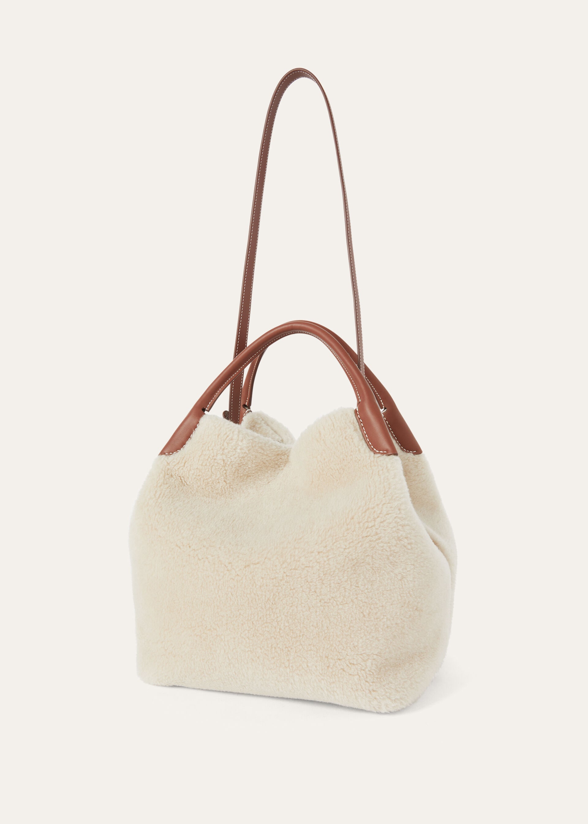 BALE LARGE CASHFUR ROUNDED LEATHER