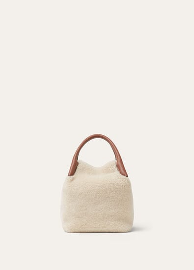 BALE SMALL CASHFUR ROUNDED LEATHER