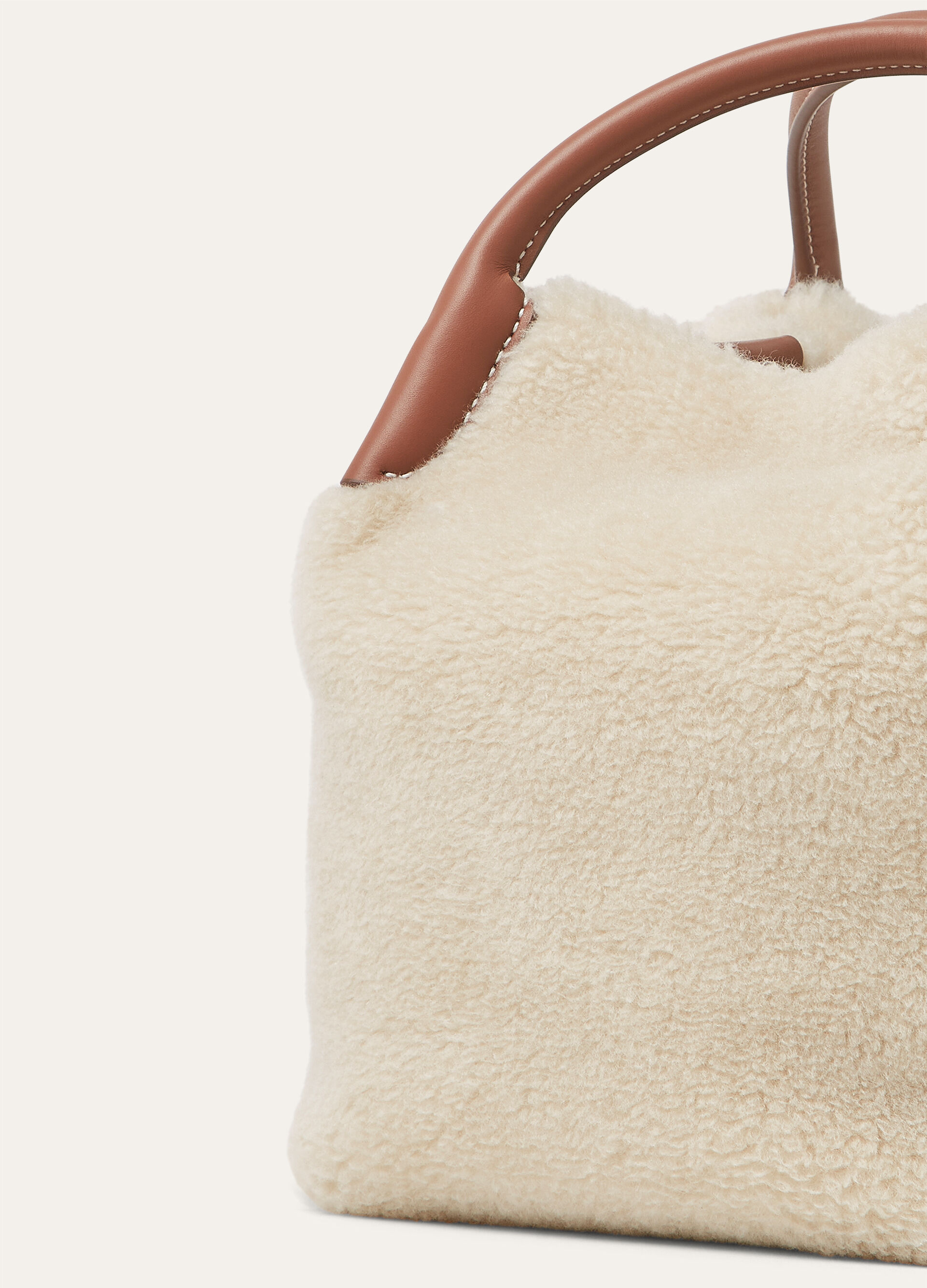 BALE SMALL CASHFUR ROUNDED LEATHER