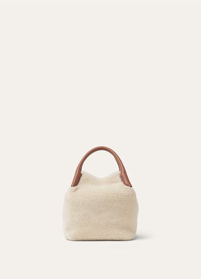 BALE SMALL CASHFUR ROUNDED LEATHER