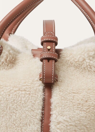 BALE SMALL CASHFUR ROUNDED LEATHER