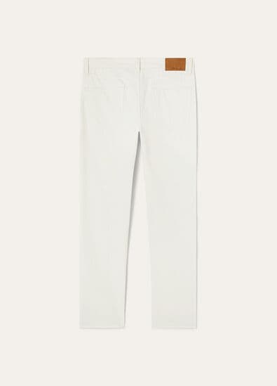 QUARONA TROUSERS DENIM FLOWER