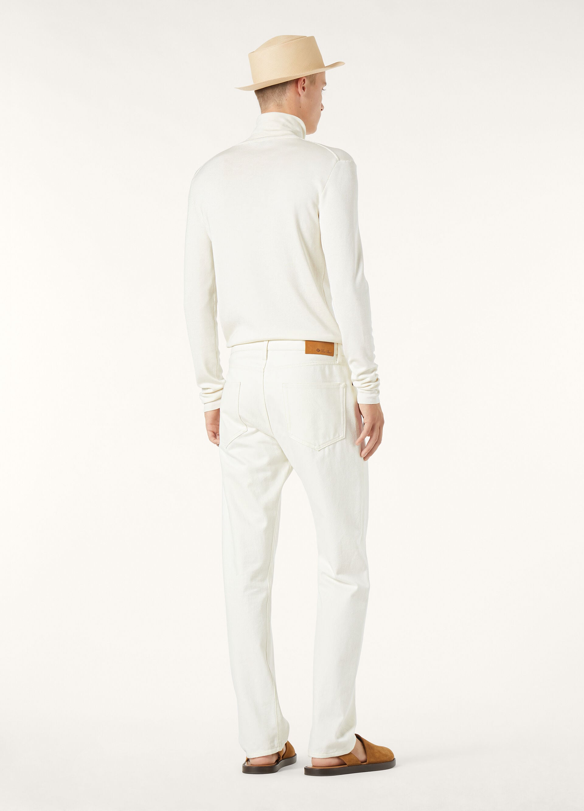 QUARONA TROUSERS DENIM FLOWER
