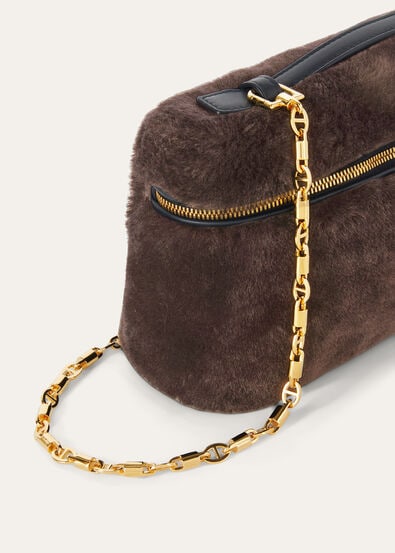 EXTRA POCKET L19 MERINO SHEARLING/ROUND.CALF CH LS