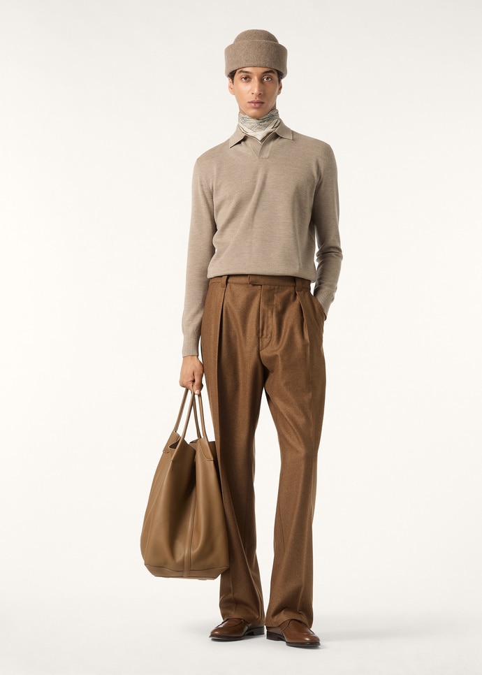 REINGA TROUSERS WISH CASH FLANNEL_FAO7215_E09U_1