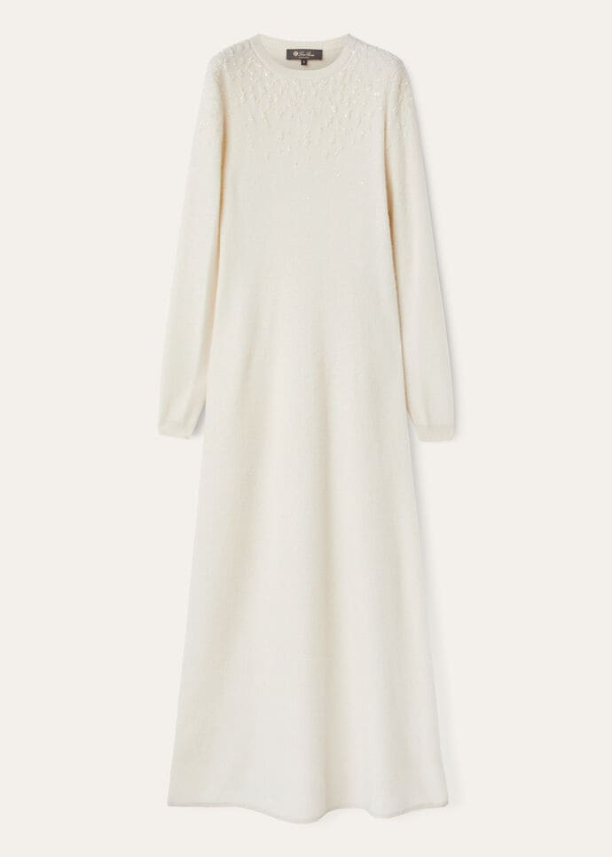 【関税&送料込】Loro Piana Lora Dress Lora Dress Linen Pine Bark | Loro Piana US