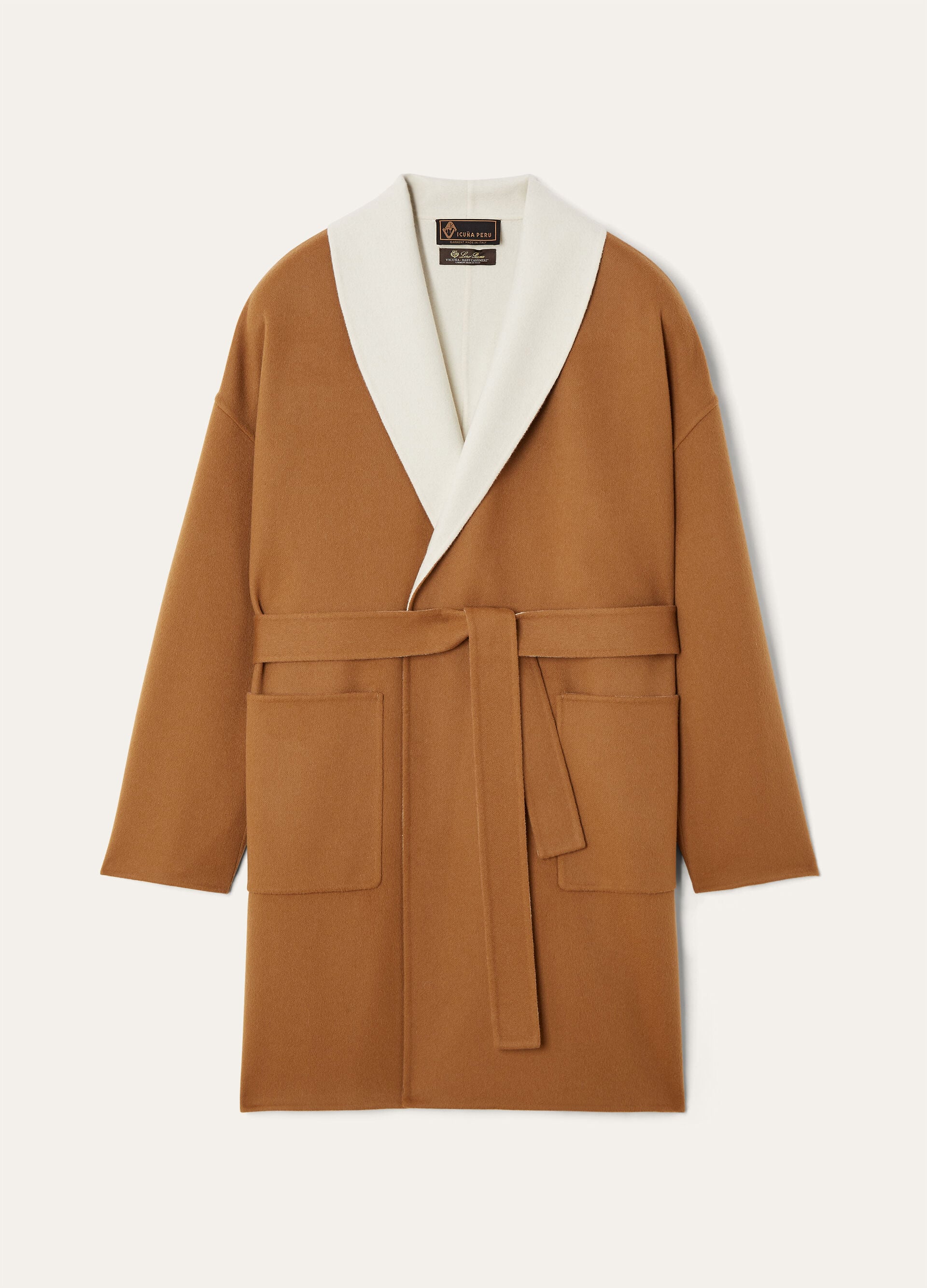 JED SHORT COAT SB DOUBLE VICUNA BABY CASH