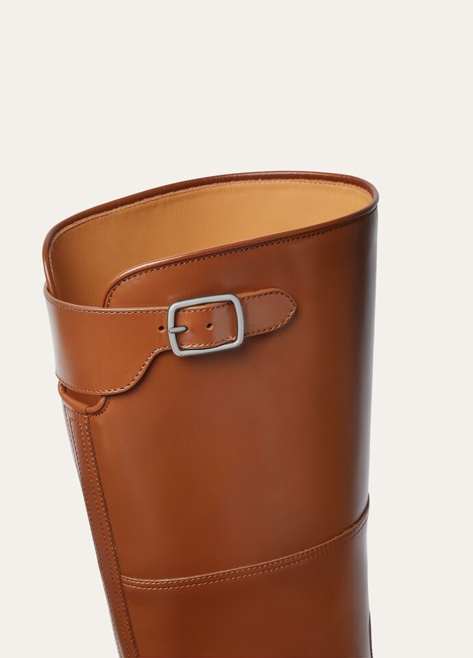 シューズ・サンダルその他 LORO PIANA LUPO BOOTS IN SMOOTH LEATHER Lupo Boot Calfskin Black | Loro Piana US