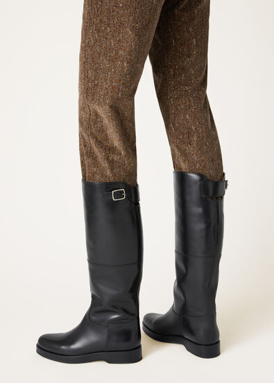 LUPO HIGH BOOT CRISPY CALF