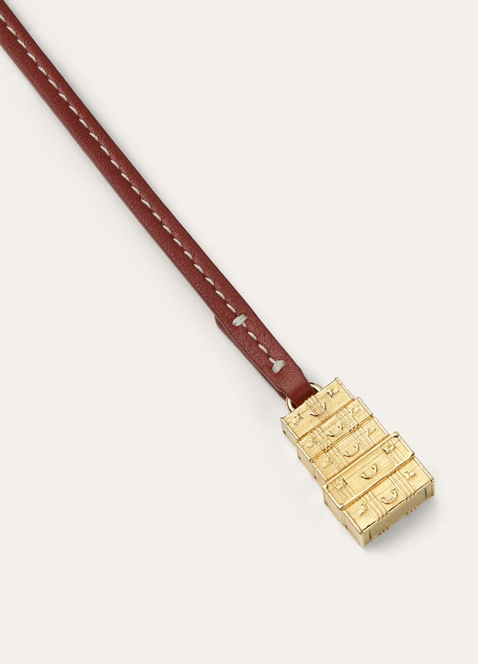 SUITCASE STACK CHARM ROUNDED LEATHER_FAO7371_P0AI_NR_3