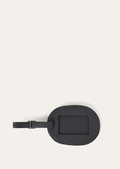 LUGGAGE TAG OVAL TENDER CALF