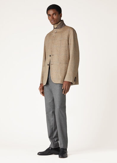 DONATO SB JACKET TWEED CHEVIOT