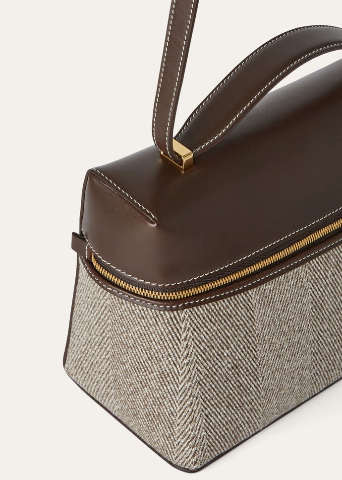 EXTRA BAG L27 PECORA NERA CHEVRON SADDLE LEATHER_FAO7415_F6IH_NR_5