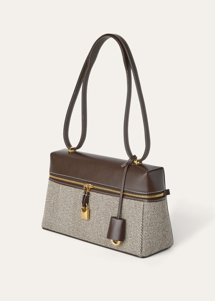 EXTRA BAG L27 PECORA NERA CHEVRON SADDLE LEATHER_FAO7415_F6IH_NR_4
