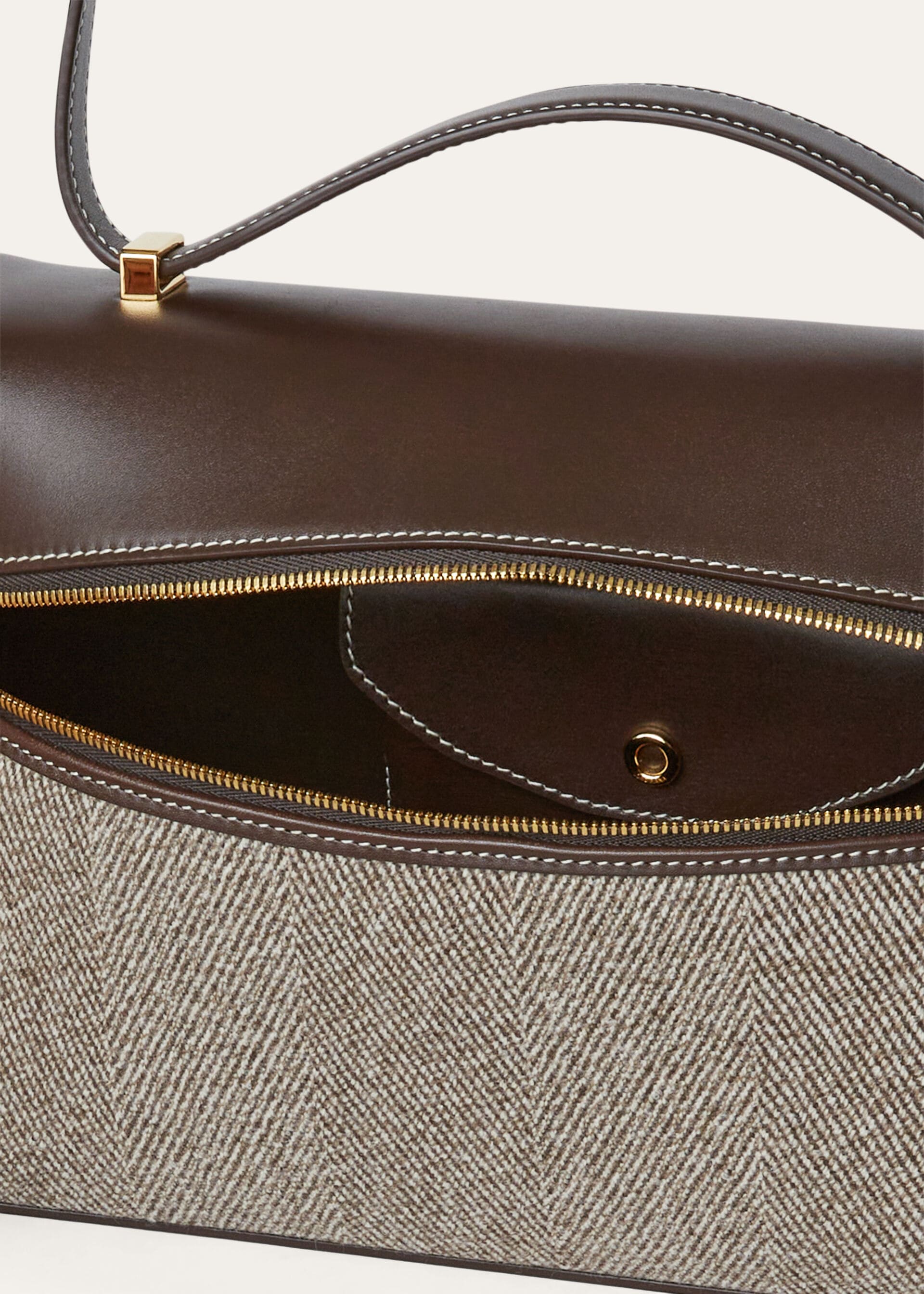 EXTRA BAG L27 PECORA NERA CHEVRON SADDLE LEATHER