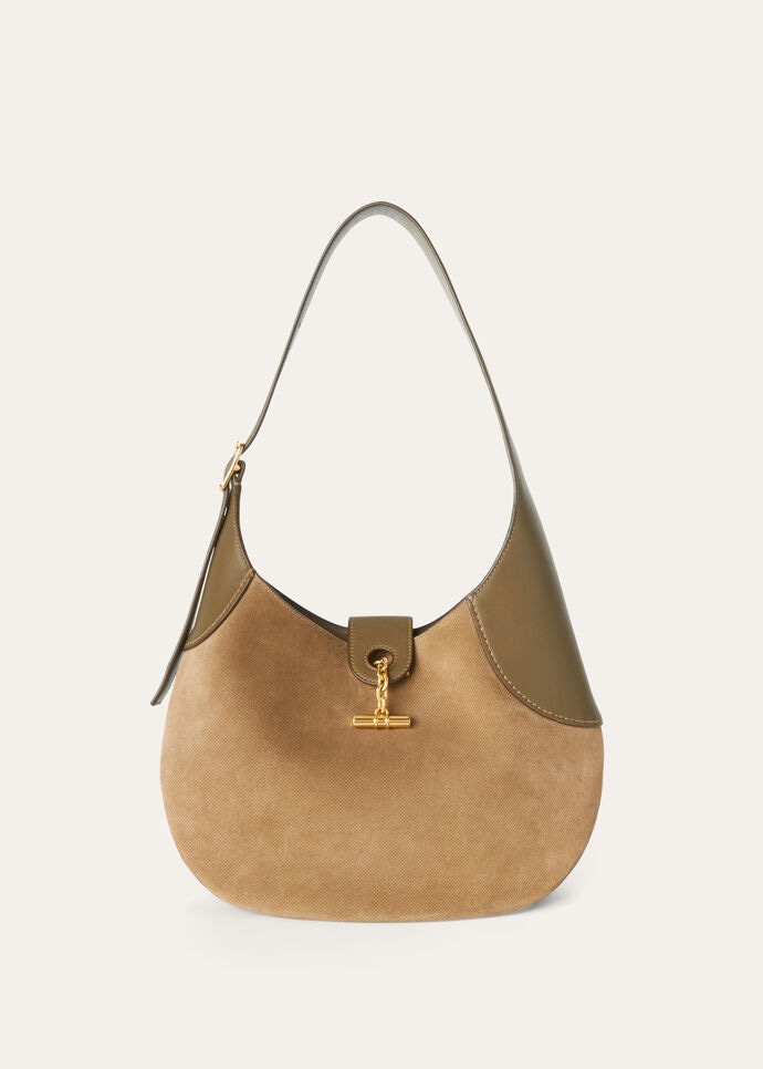 Medium Bobbin bag Calfskin Golden Chestnut/Salty Capers/Sun