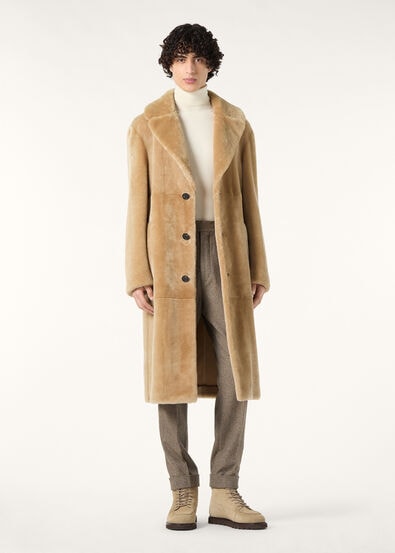 EMILIANO SB COAT MERINO SHEARLING