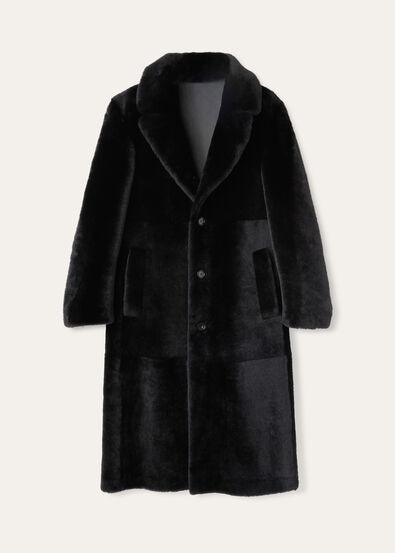 EMILIANO SB COAT MERINO SHEARLING