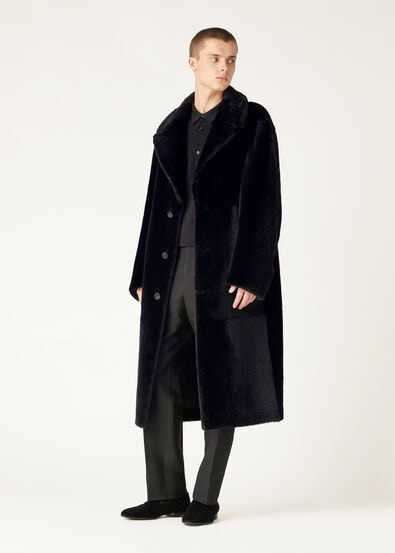 EMILIANO SB COAT MERINO SHEARLING