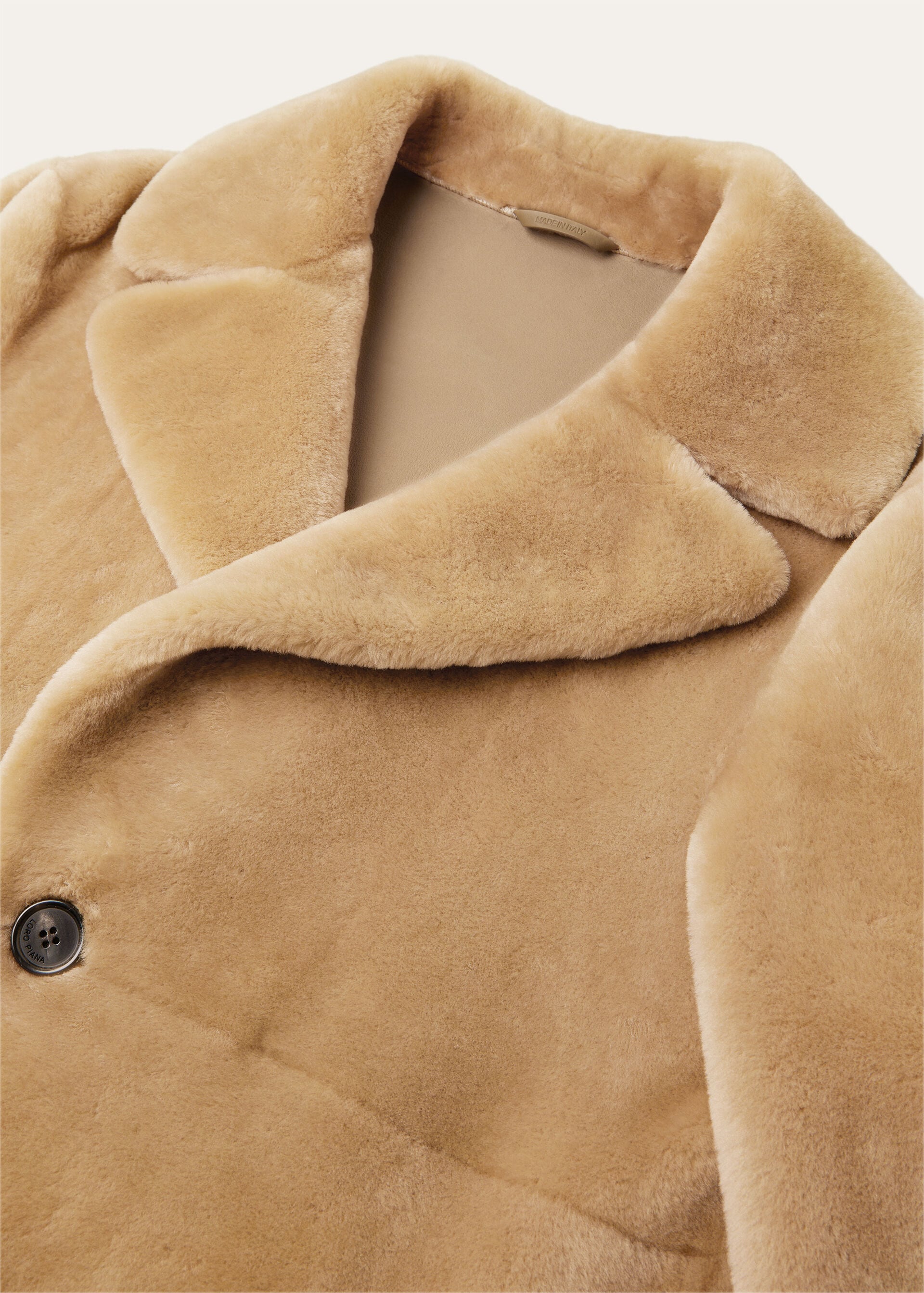 EMILIANO SB COAT MERINO SHEARLING