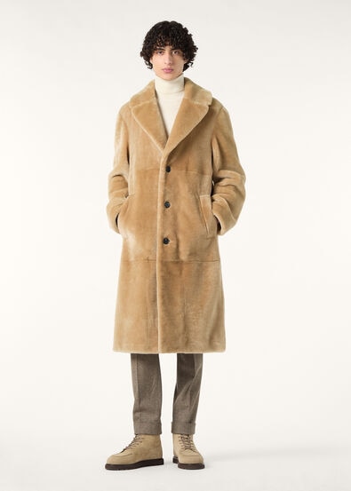 EMILIANO SB COAT MERINO SHEARLING