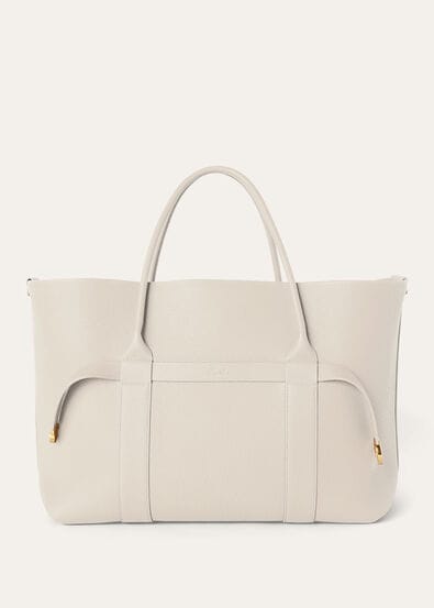 GHIERA SHOPPER LARGE FINE GRAINED LEATHER