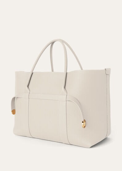 GHIERA SHOPPER LARGE FINE GRAINED LEATHER