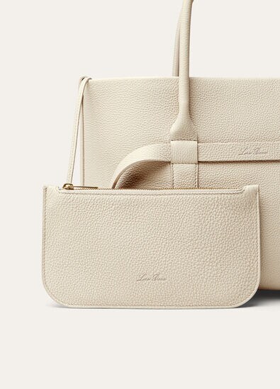 GHIERA SHOPPER SMALL FINE GRAINED LEATHER