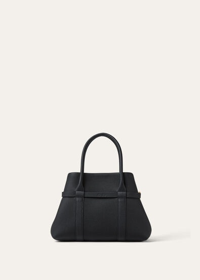 GHIERA SHOPPER SMALL FINE GRAINED LEATHER