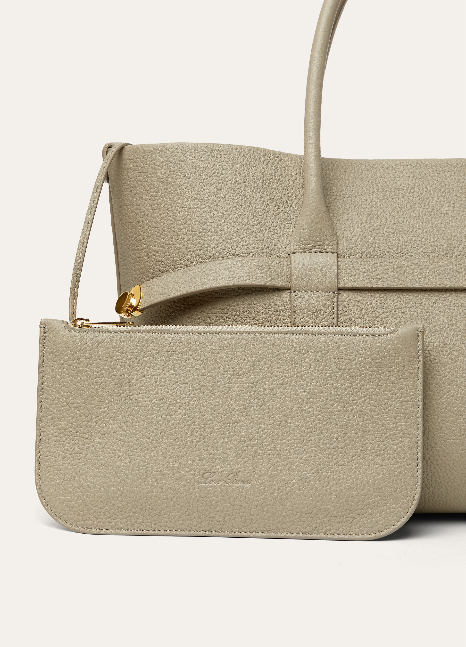 GHIERA SHOPPER SMALL FINE GRAINED LEATHER