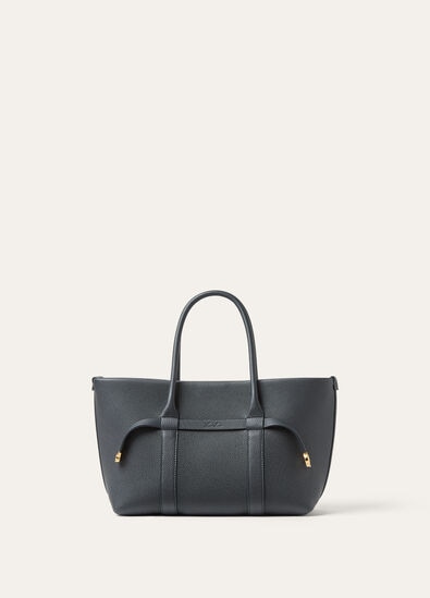 GHIERA SHOPPER SMALL FINE GRAINED LEATHER