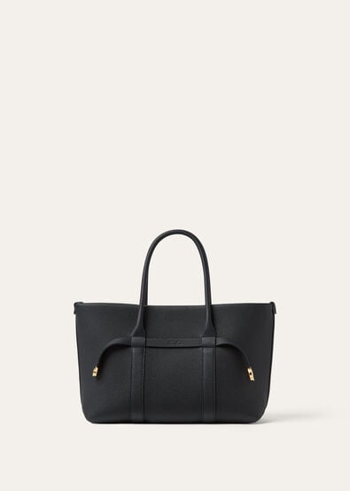 GHIERA SHOPPER SMALL FINE GRAINED LEATHER