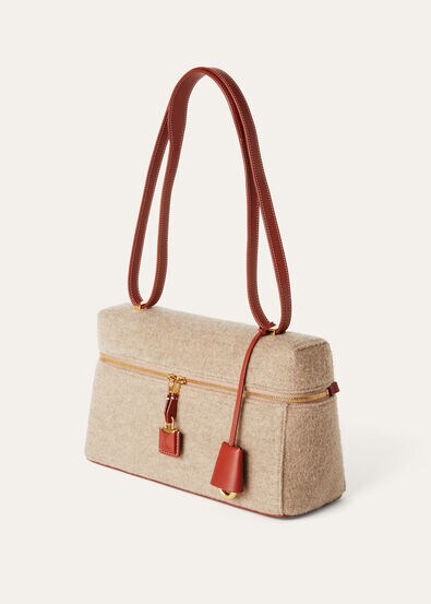 EXTRA BAG L27 CASHMERE/ROUNDED CALF