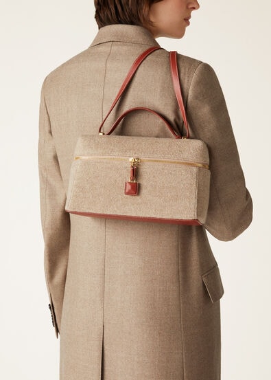 EXTRA BAG L27 CASHMERE/ROUNDED CALF