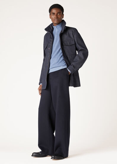 GASPARD TROUSERS CASH DOUBLE RAIN