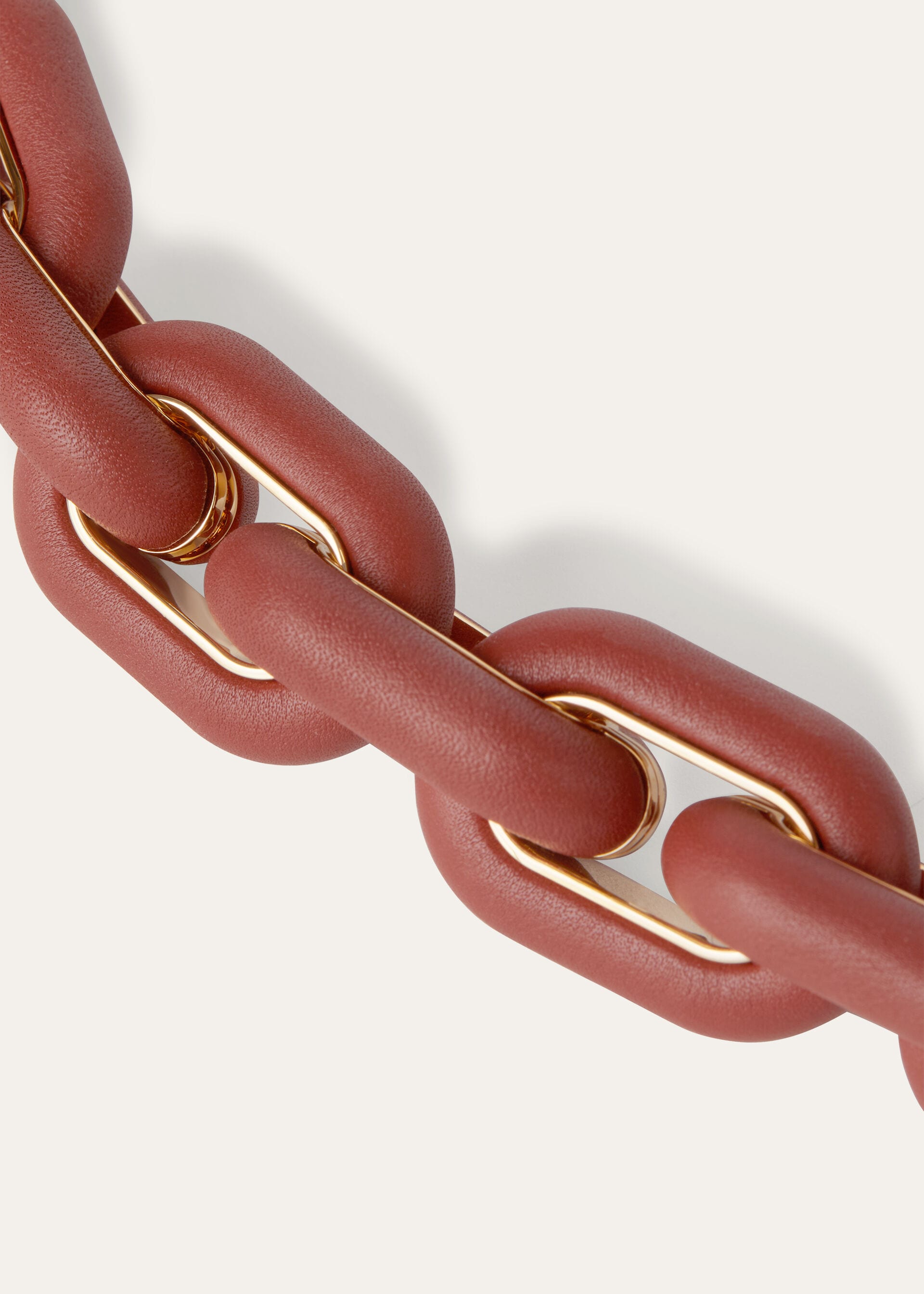 DUO CHAIN NECKLACE ROUNDED CALF