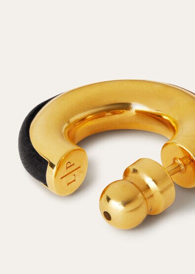 DUO CHUNKY HOOP EARRINGS