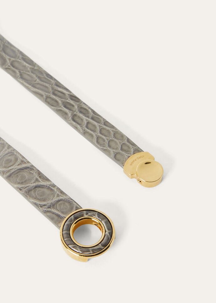 GHIERA BRACELET GLAZED ALLIGATOR_FAO7577_M0SR_NR_3
