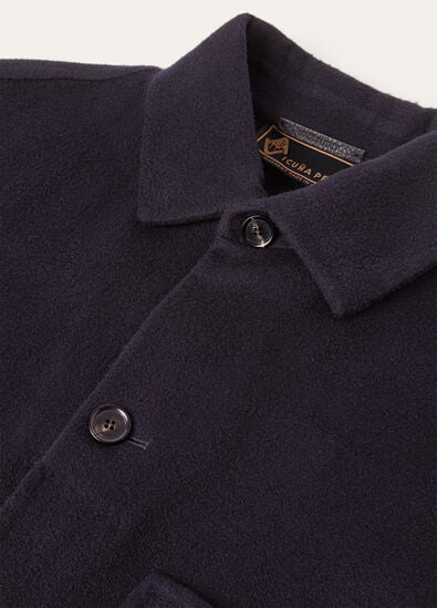 EVANDRO OVERSHIRT VICUNA SILK DOUBLE RAIN