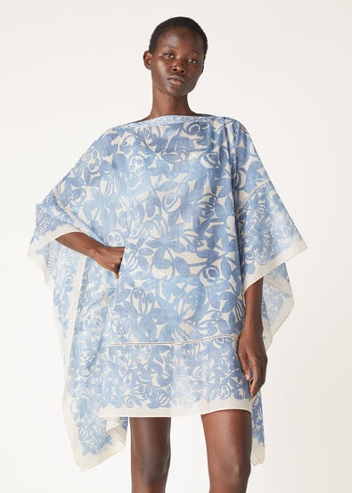 PONCHO PROVENCE GARDEN COTTON