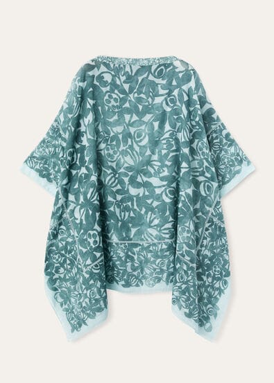 PONCHO PROVENCE GARDEN COTTON